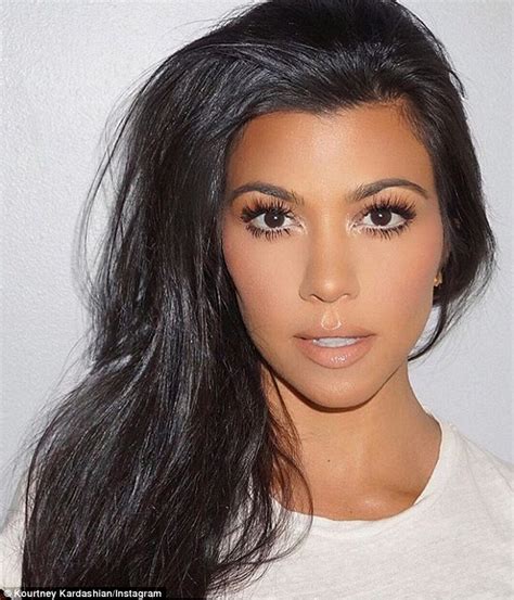 Kourtney Kardashian posted a naked Instagram selfie with